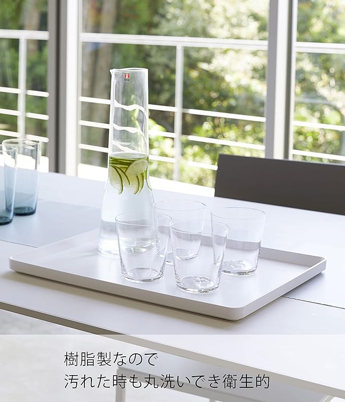 tower tray white tray tray square placemat simple