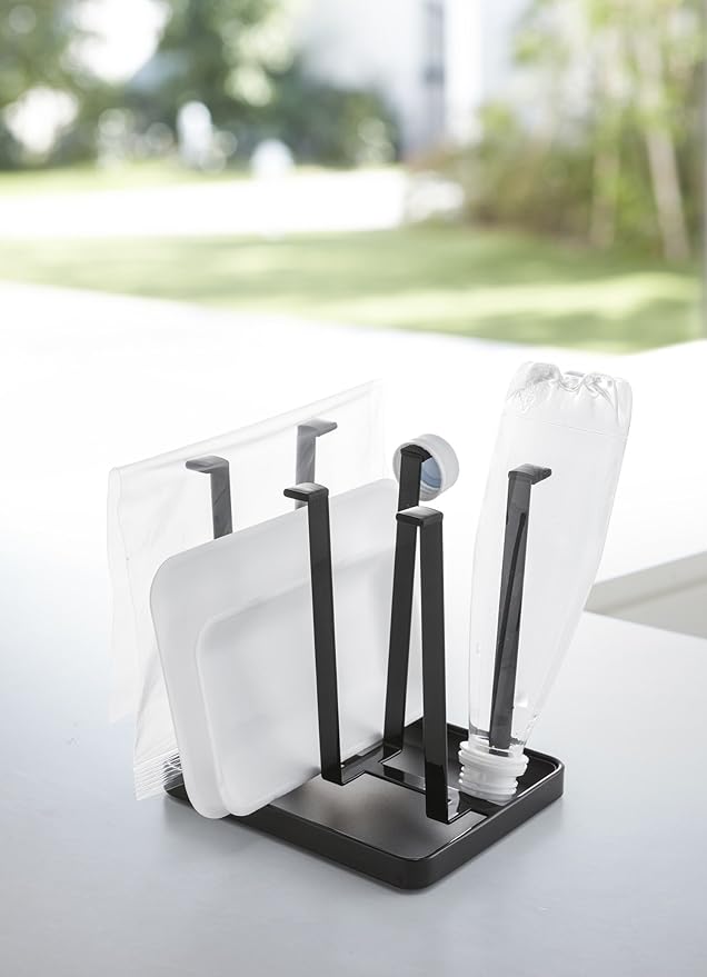 Tower Glass Stand Slim Black