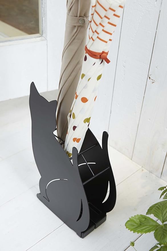 Umbrella stand Cat Black