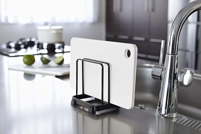 tower cutting board stand black cutting board stand kitchen storage