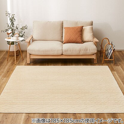 Washable natural cotton high-performance rug