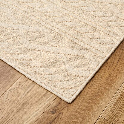 Washable natural cotton high-performance rug