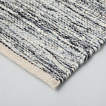 Hand-woven Indian cotton rug 130 x 190 cm (approximately 1.5 tatami mats) ANM014 (Living in Comfort)