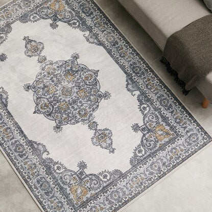 Classic design washable brushed print rug 130X190