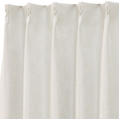 Class 3 light-blocking and heat-blocking curtains (RK023 Ivory 100 x 110 x 2)