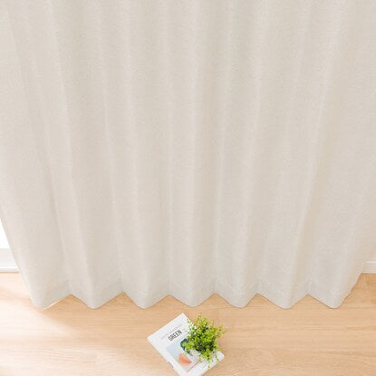 Class 3 light-blocking and heat-blocking curtains (RK023 Ivory 100 x 110 x 2)