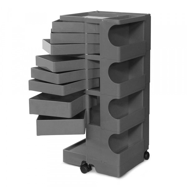 Boby Wagon 4 Tier 8 Tray Tornado Gray