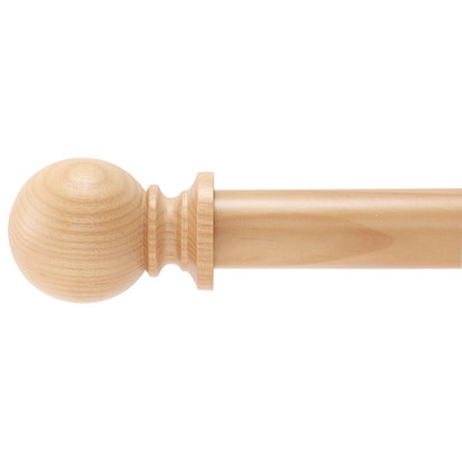 Wooden curtain pole &amp; rail (NT-11 LBR 2M/W)