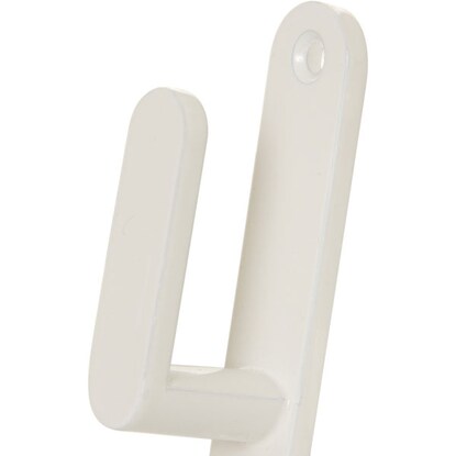 Screw-on type tassel hook, 2 pieces (Cielo 2 WH)