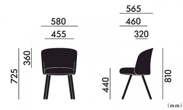 Mikado Side Chair F120 Cento