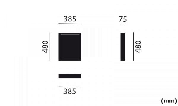 Colour Frame Mirror S Neutral