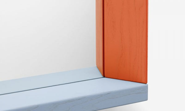 Colour Frame Mirror S Blue Orange