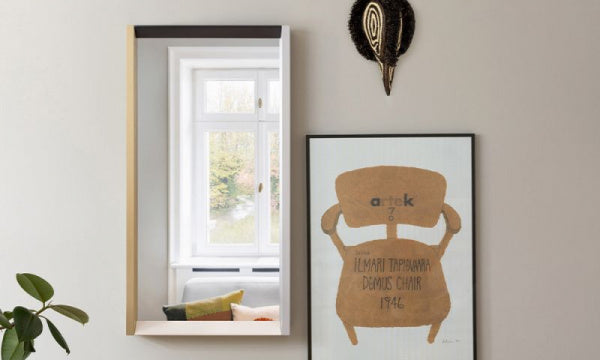 Colour Frame Mirror Medium Neutral