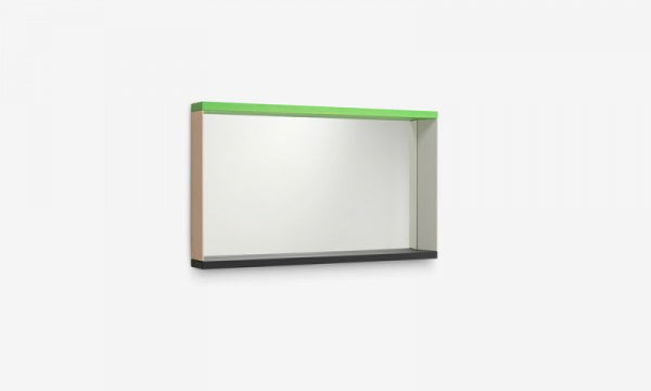 Colour Frame Mirror M Green Pink