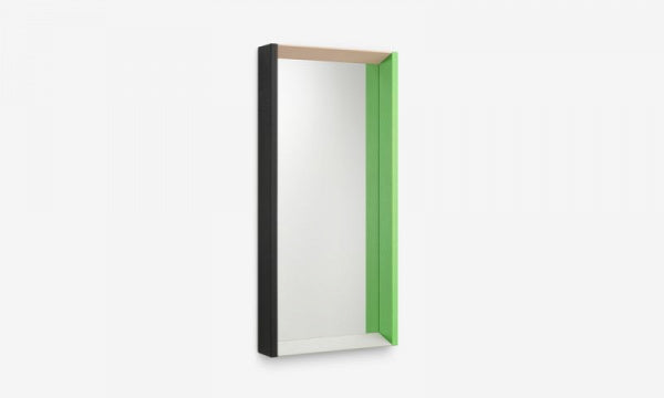 Colour Frame Mirror L Green Pink