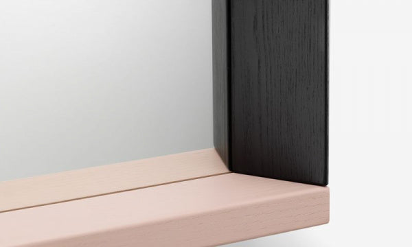 Colour Frame Mirror L Green Pink