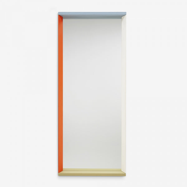 Colour Frame Mirror L Blue Orange