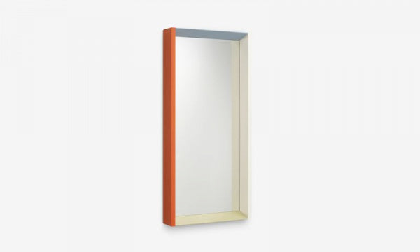 Colour Frame Mirror L Blue Orange