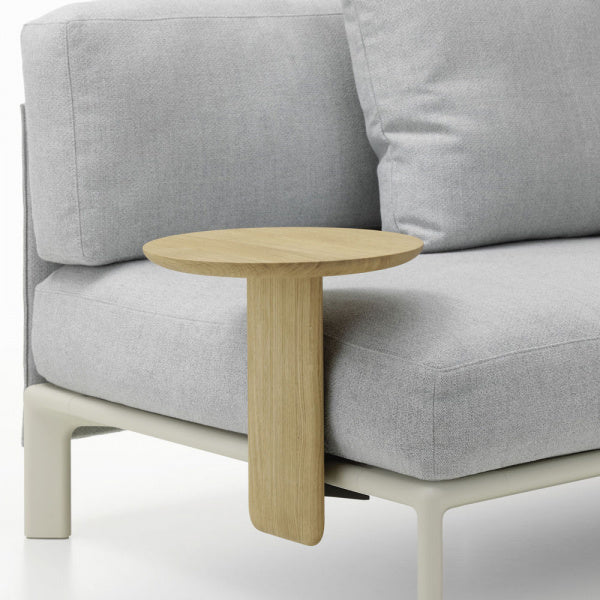 Anagram Sofa Attachable Table, φ35cm, Oak, Oil Finish