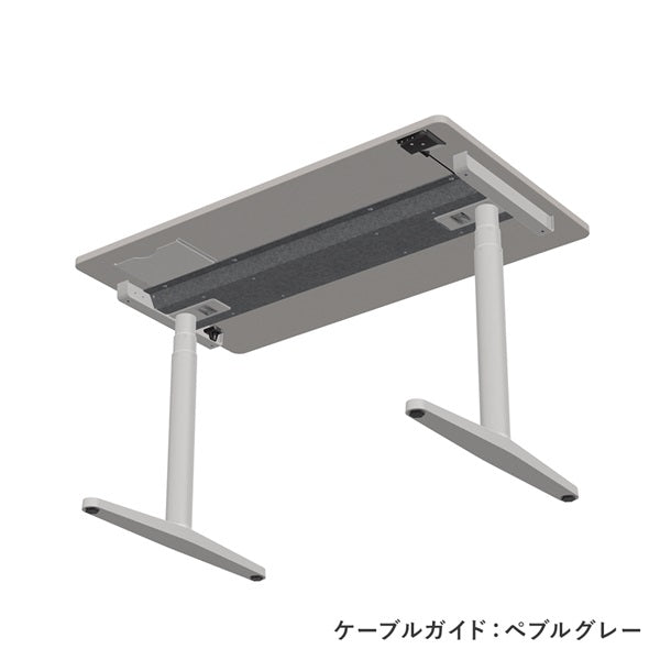 Tyde 2 Home Desk W120×D70cm Soft Light x Soft Light