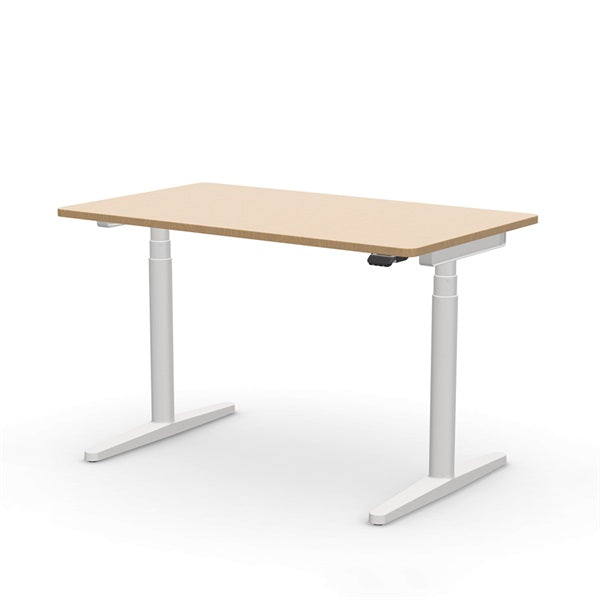 Tyde 2 Home Desk W120×D70cm Light Oak x Soft Light