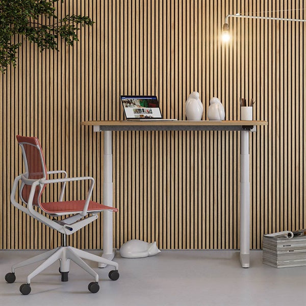 Tyde 2 Home Desk W120×D70cm Light Oak x Soft Light