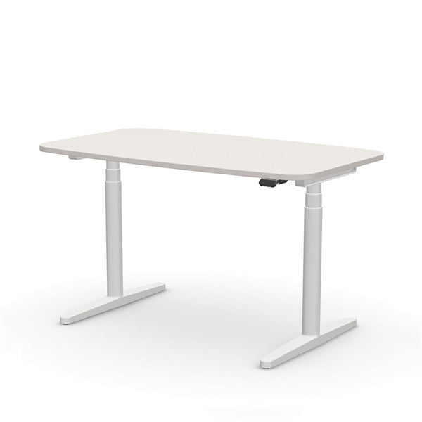 Tyde 2 Home Desk W130×D75cm Soft Light x Soft Light