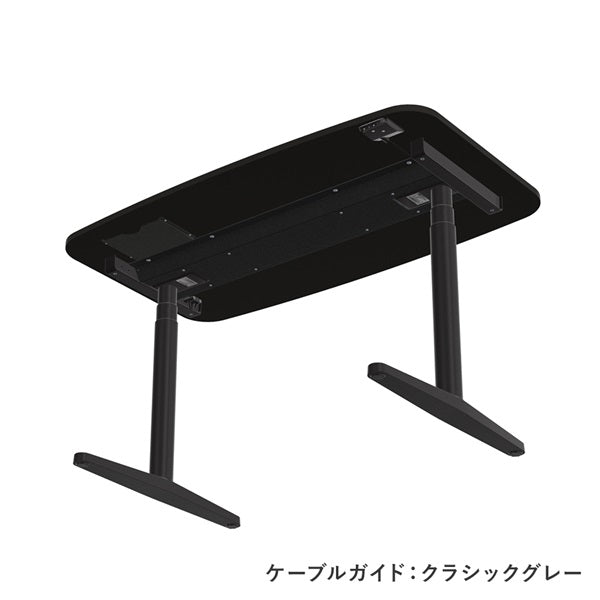 Tyde 2 Home Desk W130×D75cm ベーシックダーク×ディープブラック