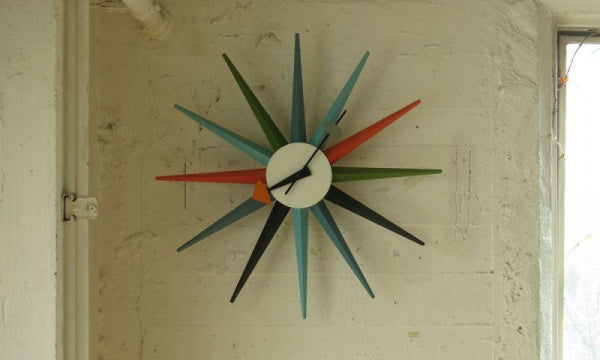 Sunburst Clock φ47cm マルチ