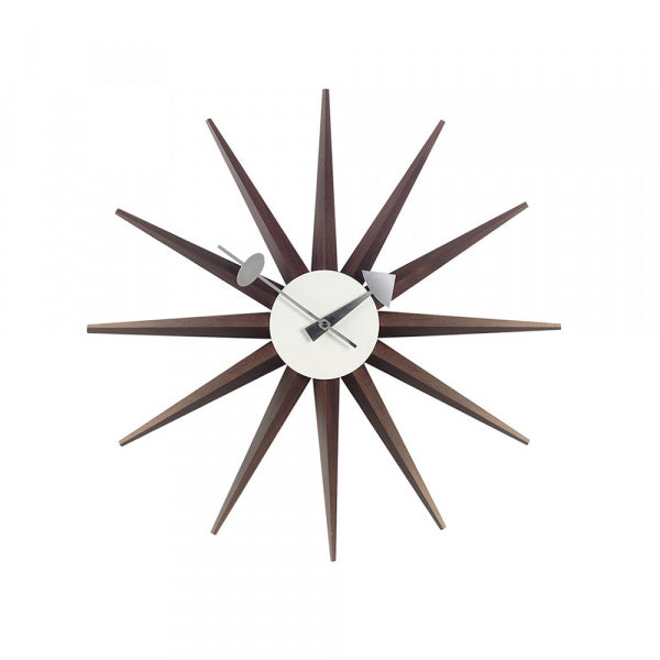 Sunburst Clock φ47cm ウォルナット