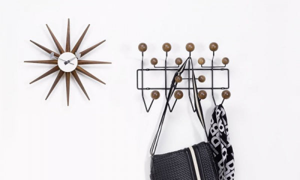Sunburst Clock φ47cm ウォルナット