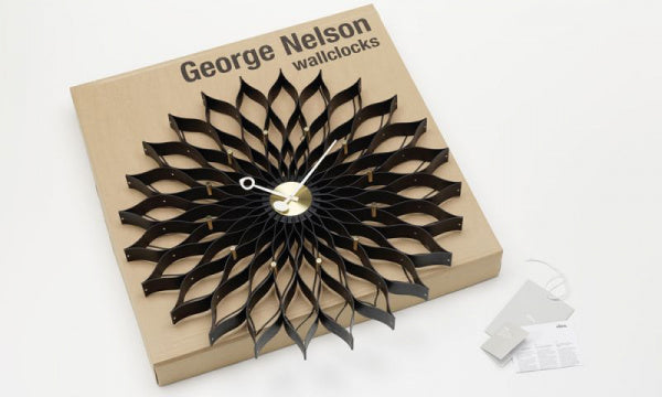 Sunflower Clock φ75cm ブラック アッシュ