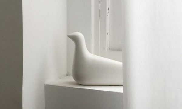 L'Oiseau Ceramic Ivory Matte Finish