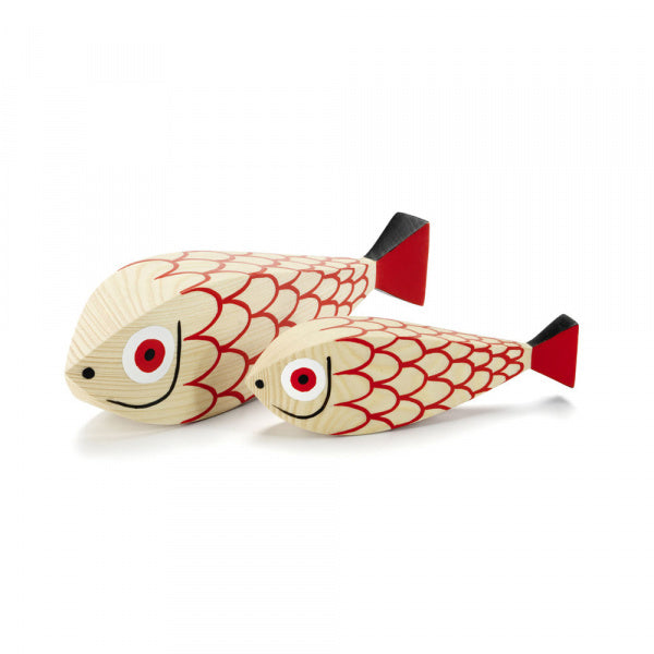 Wooden Dolls Mother Fish &amp; Child