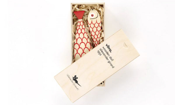 Wooden Dolls Mother Fish &amp; Child