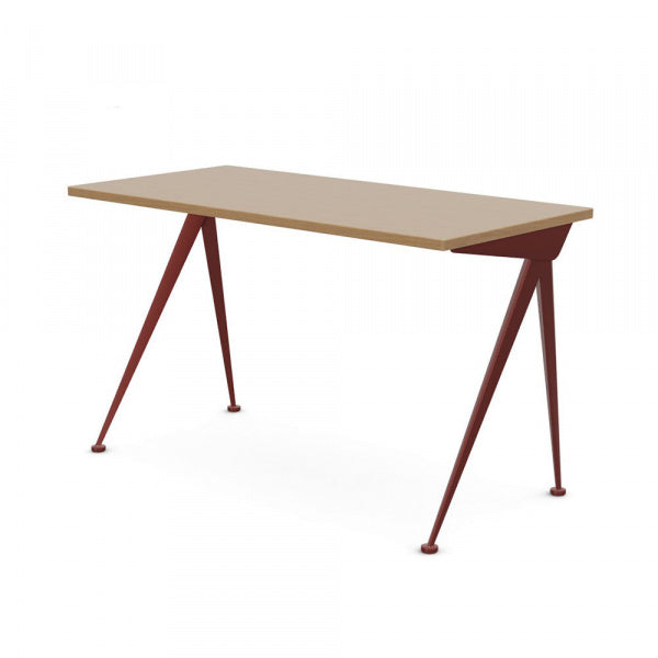 Compas Direction W125×D60cm Oak×Japanese Red