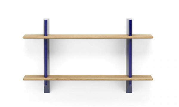 Rayonnage Mural Oak x Blue Marcoule