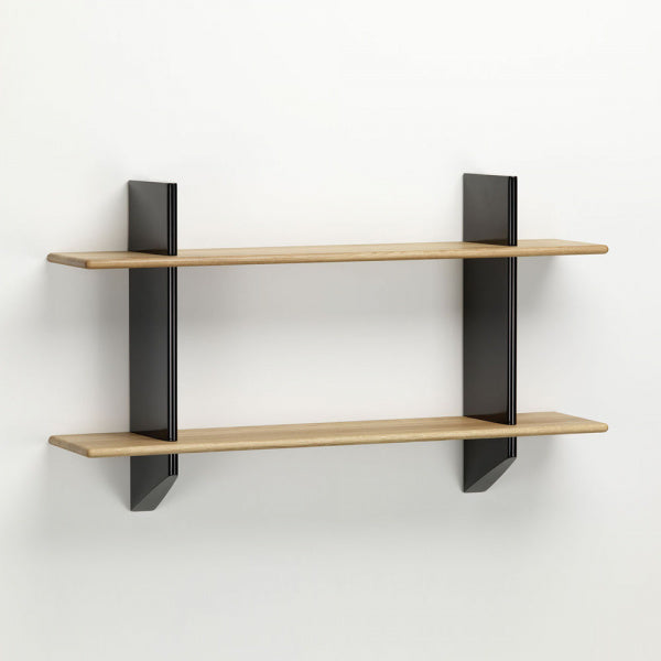 Rayonnage Mural Oak x Deep Black