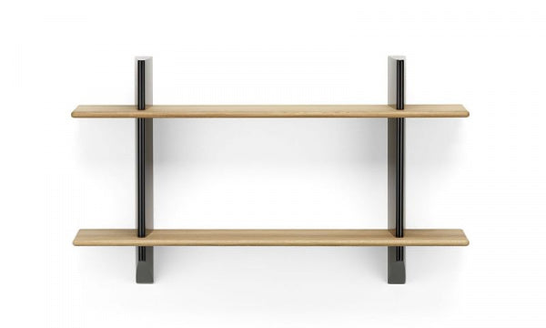Rayonnage Mural Oak x Deep Black