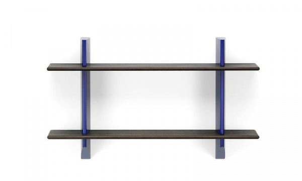 Rayonnage Mural Oak x Blue Marcoule