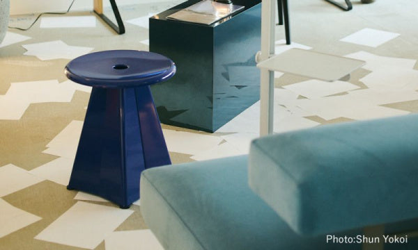 Tabouret Metallique ブルーマルクール