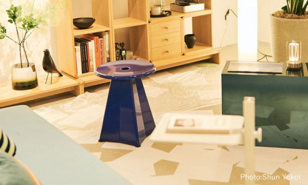 Tabouret Metallique ブルーマルクール