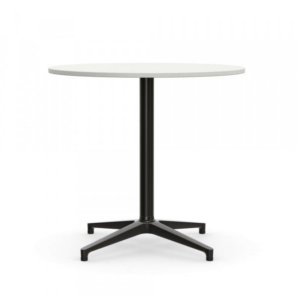 Round Bistro Table for Indoor Use, φ79.6cm, White x Basic Dark