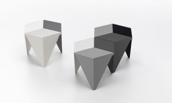 Prismatic Table グレー スリートーン