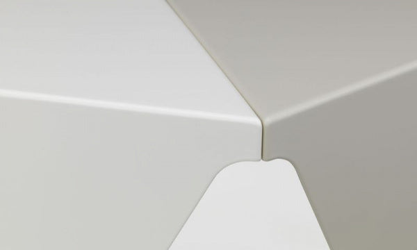 Prismatic Table ライトグレー スリートーン
