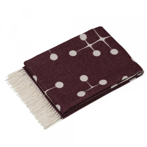 Eames Wool Blanket Bordeaux
