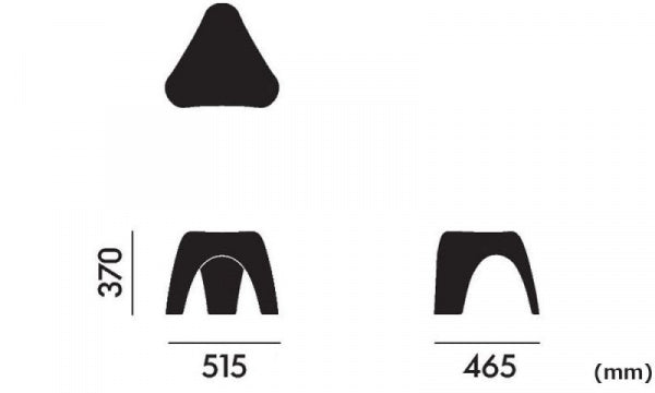 Elephant Stool Black