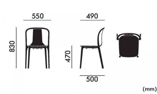 Belleville Chair Wood ナチュラルオーク