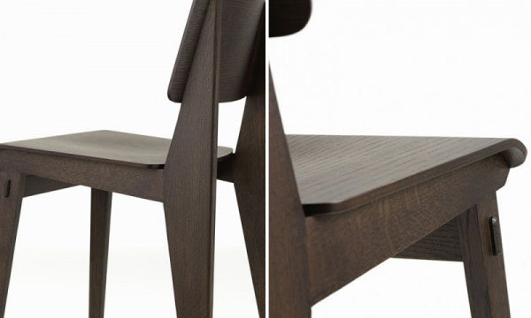 Chaise Tout Bois ダークオーク 46cm