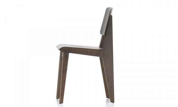 Chaise Tout Bois ダークオーク 46cm